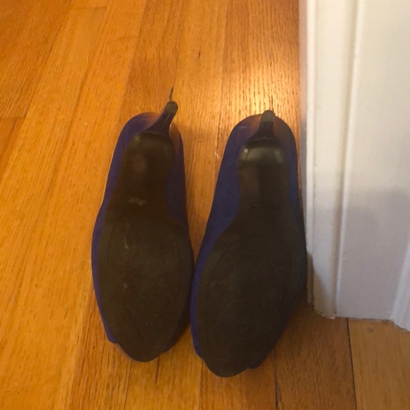 Blue suede guess platform high heels - Picture 5 of 5